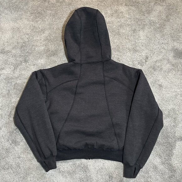 Lululemon Short Sweet & Sherpa Jacket Womens L Large Black Reversible Full Zip - Picture 11 of 14